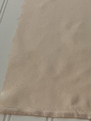 SILK PEACH CREAM FABRIC 5 Yards x 22 Inches Wide or 180 Inches x 22 Wide