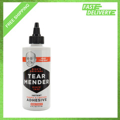 Fabric Leather Adhesive, 6 oz Bottle, Instant Durable Bond, Waterproof Flexible