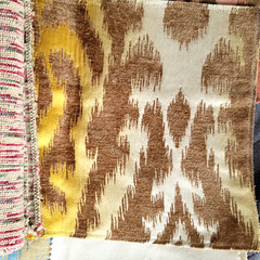 heavily Textured Fabric Sample material viscose wool polyester shiny France
