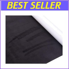 Black Self-Adhesive Microfiber Fabric – Premium Synthetic Leather for Car Int…