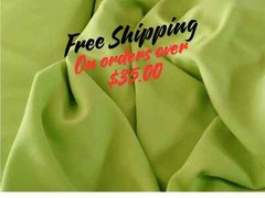 Tropical gabardine in 3 shades of Orange or any other color in my store