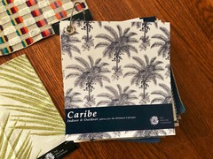 WALFAB Mixed Lot Caribe Fabric Sample Book (26 pcs) + 18 loose pcs