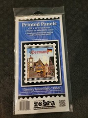 Cotton Panel by Zebra patterns Germany 18 x 21″
