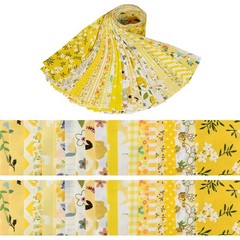 40 PCS Jelly Roll Fabric Strips For Quilting 2.6 Inch Precut Cotton Floral Pro