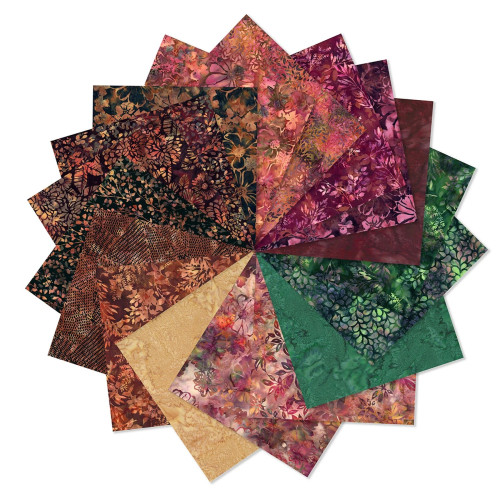Spring 25 Batiks By Hoffman – Spice Fat Quarter Bundle #SP25BFQ-160