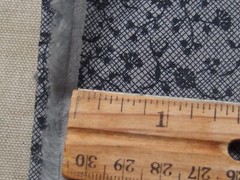 Fabric Tiny Flower Blue By RJR Fabric 2000s 44″ x 52 ” no:415