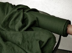 Dark Chocolate Brown Linen Fabric by the Yard | Upholstery & Dressmaking