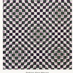 Virginia White Robin Egg Woven Fabric 1 Yard