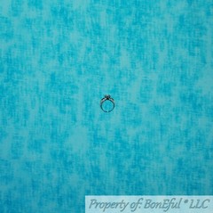 BonEful FABRIC FQ Cotton Flannel Quilt Red Blue White Tiny Small Little Flower S
