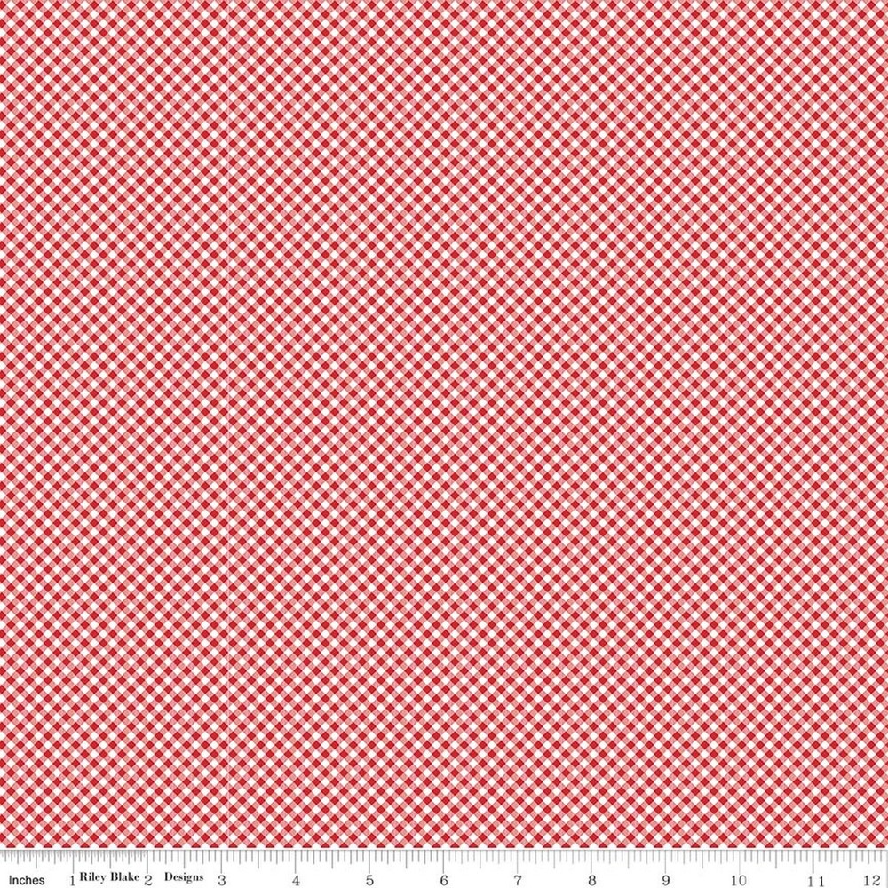 Gingham in Red | Seasonal Basics (2026) | Riley Blake
