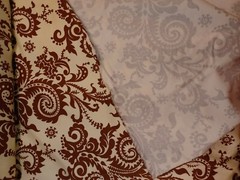 Wood Fern Ivory Cotton Fabric Rowan Westminster Fibers 55″ Wide Amy Butler