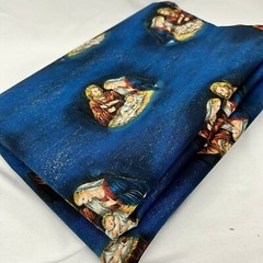 Christmas Nativity Holy Family Cotton Fabric Quilting Cranston VIP 3 1/2 Yards