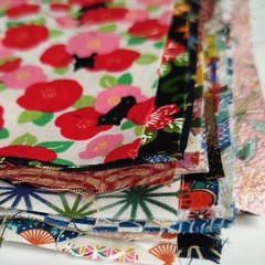 Japanese Cotton Fabric Bundle 30pcs 15cm Quilting Patchwork Craft Scrap Set