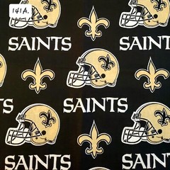Sports Cotton Fabric by the ½ yard- Football Teams