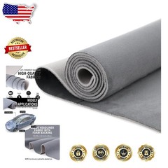 Gray Suede Headliner 96×60″ Foam Backed – Auto Roof Repair Fabric