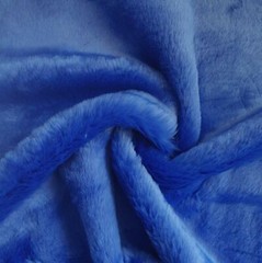 Super Luxury Faux Fur Fabric Material PLUSH SAPPHIRE BLUE