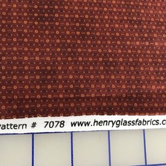 Henry Glass Cotton Fabric Buggy Barn Art Favorites 7078 Rustic Brick 66″ x 40″w