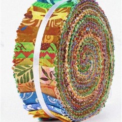 Vibrant Yellow Cotton Fabric Strips 40 Pieces