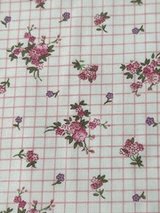 Pink Floral Material For Crafting, Quilting, Sewing 36×44 In
