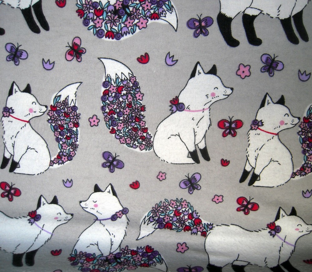 Cotton Flannel Unicorn Cats Dogs Floral Fox Tie Dye Sweater Sniff Woof FQ HY BTY