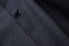 Hugo Boss 100% Virgin wool fabric charcoal grey color 220 Gr/Ml by the meter