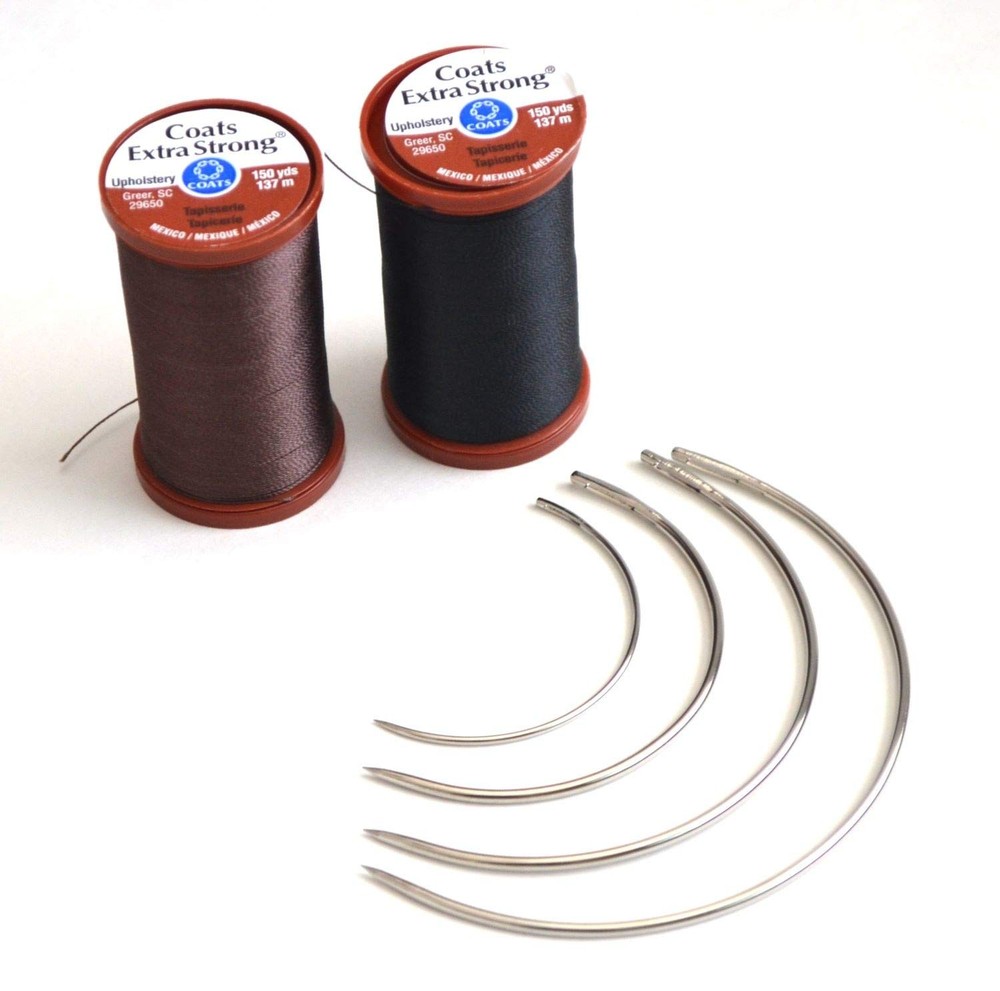 Extra Strong Upholstery Repair Sewing Thread Kit Coats and Clark – Heavy…