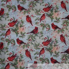 BonEful Fabric FQ Cotton Quilt VTG White Snowflake Xmas Town Scenic Santa Claus