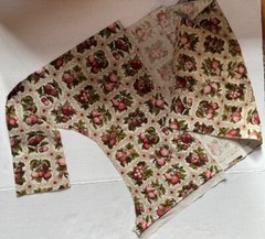 Vintage Fabric Scraps For Sewing Crafts Journal Fruit Pear Grape Strawberry