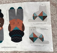 Vintage Cut and Sew Dolls & Cat Pillows Cranston Print Works Jacob & Sarah Jane