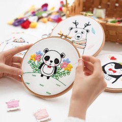 10 PCS White Natural Cotton Embroidery Fabric Cloth Squares 20×20 Inch
