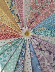 Robert Kaufman At the Cottage 25 Fat Quarters Bundle 30s Repro Feedsack Fabric