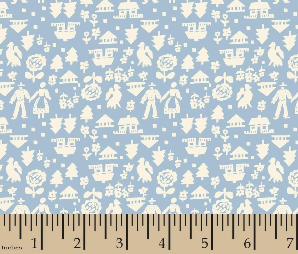 World Piece 57039 Netherlands Man and Woman 100% Cotton Fabric Sold By The Yard