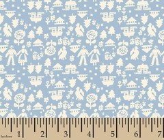 World Piece 57039 Netherlands Man and Woman 100% Cotton Fabric Sold By The Yard