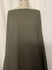 100% Scottish Wool High Twist Olive Green Fabric 2 Yards 23″ Long & 60″ Wide