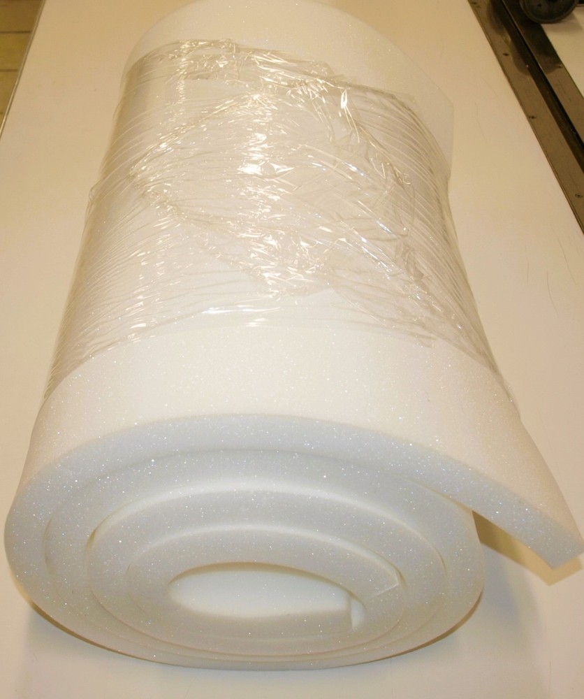 Foam cushion sheet size 1x24x96 hard density for chairs or bench cushions