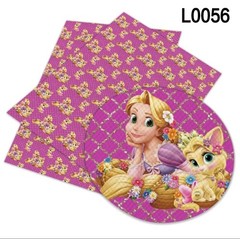 Mix 7 PCS 45cmx135cm Colorfull Printed Disney Cartoon Pattern Synthetic Leather