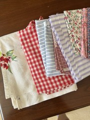 Large Lot of Vintage Fabric (3lbs)