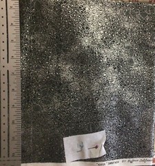 Hoffman Kaya Elegant Black Silver Print Cotton fabric 1 Yard