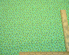 30s Reproduction Fabric By Yard Yellow White Lt Red Floral Green Premium Cotton