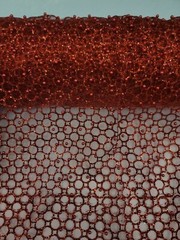 Fabric Sold By The Yard Burgundy Beaded Lace Glitter Sparkle Pearls On Mesh Prom