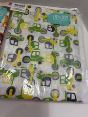 Lily & Loom Quilt Backing Fabric Toy Tractors & Trucks 3-Yards & 1 Yard NEW