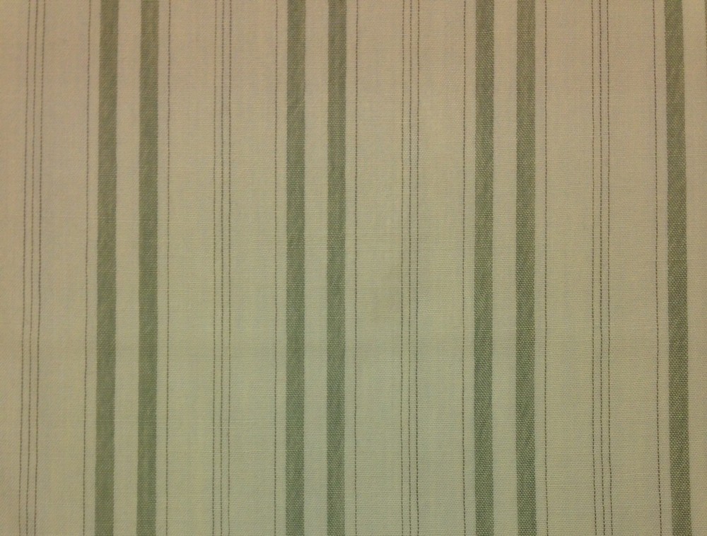 ZINC CLAY STRIPE LIGHT WEIGHT CURTAIN HOME DECOR FABRIC BY THE YARD 55″W