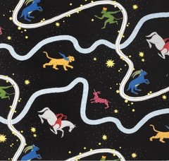 BEATA HEUMAN FABRIC ‘ASTERIA’S FOLLY – DAY’ 2.5 METRES 250cm x 130cm 100%COTTON