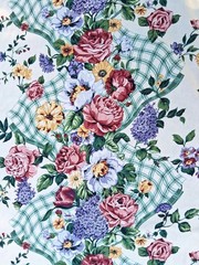 VTG (1991) 5th Avenue Designs Floral Upholstery Fabric Cotton 53″ X By The Yard