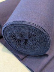 Japanese Kimono Yukata Bolt Cotton 100% Navy Blue 12m Colored Floral Fan Unused
