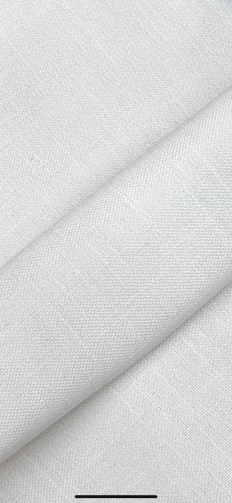 $20 for 2 Yards Linen Fabric (Washable Linen) OFF-White Color Med WEIGHT