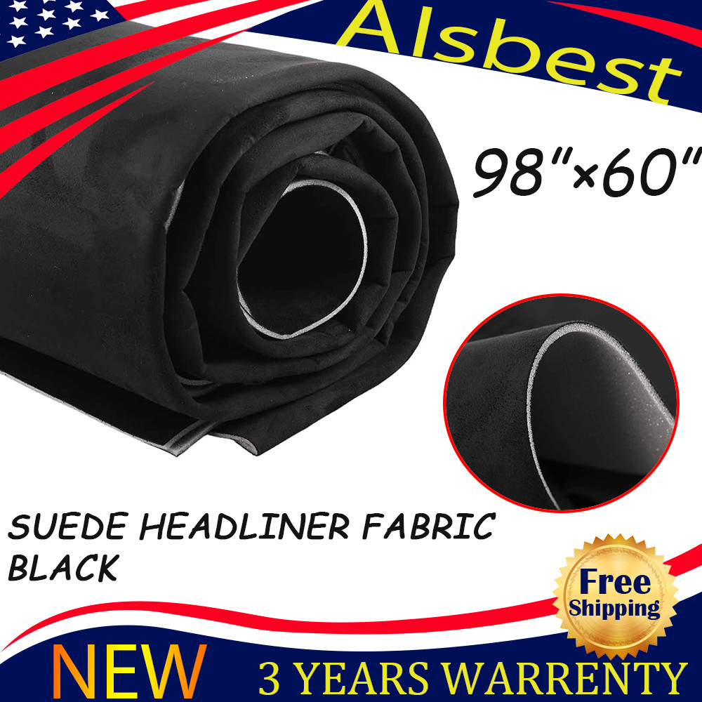 Headliner Fabric Foam Backed Match Car Roof Liner Sag Upholstery 80″x60″/98”×60”