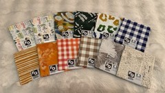 12 Cotton Fat Quarter Lot 100% Cotton 18″ x 21″ Multicolor Mixed Prints Quilting