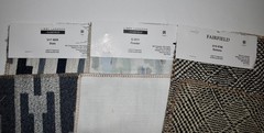 Lot 14 pcs Large 13″x26″ UPHOLSTERY FABRIC SAMPLES Woven Mixed Colors & Patterns