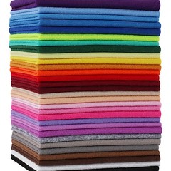 30PCS 8″ x 12″ 1.4 mm Thick Soft Felt Sheets,30 Assorted Multicolour Series S…